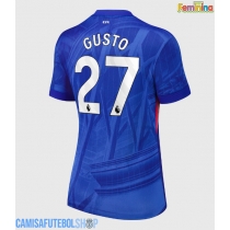 Camisa de time de futebol Chelsea Malo Gusto #27 Replicas 1º Equipamento Feminina 2025-26 Manga Curta